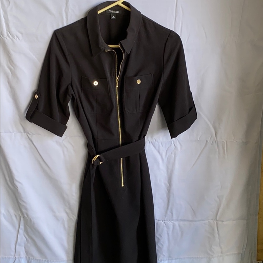Black Shirt Dress